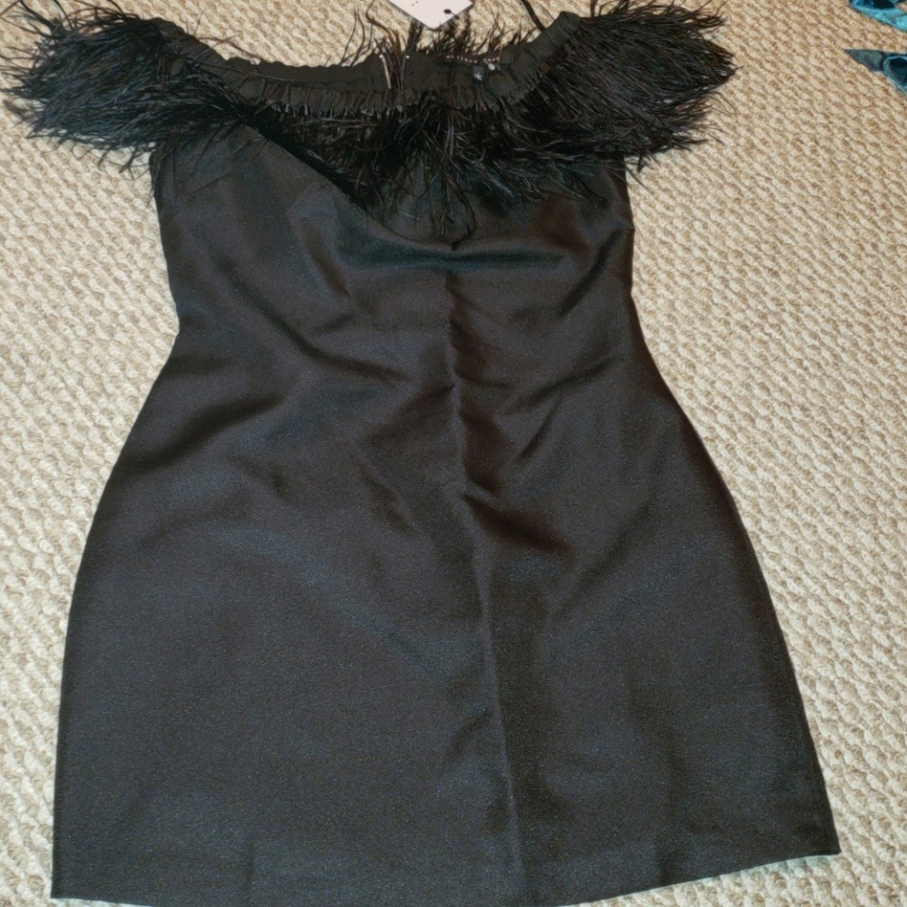 Endless Rose off shoulder black dress  NWT